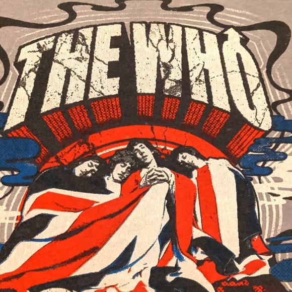 THE WHO 1990 Rock and Roll Hall of Fame graphic tee - Picture 8 of 9